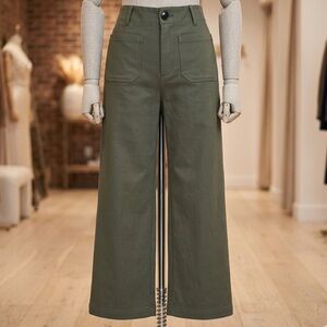 TRUTH BY REPUBLIC Olive Green Front Pocket Pants, Size 4.